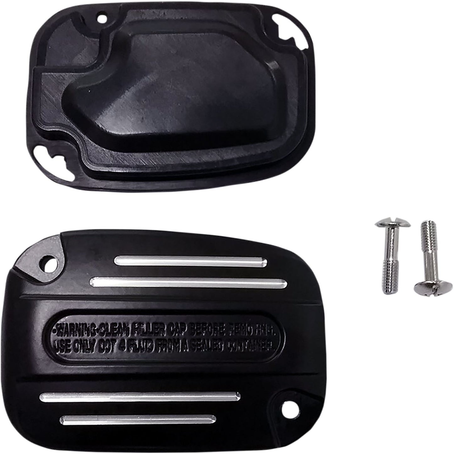 Drag Specialties Black Clutch Master Cylinder Clutch Cover for '17 - '20 FL 0612-0473_1056812