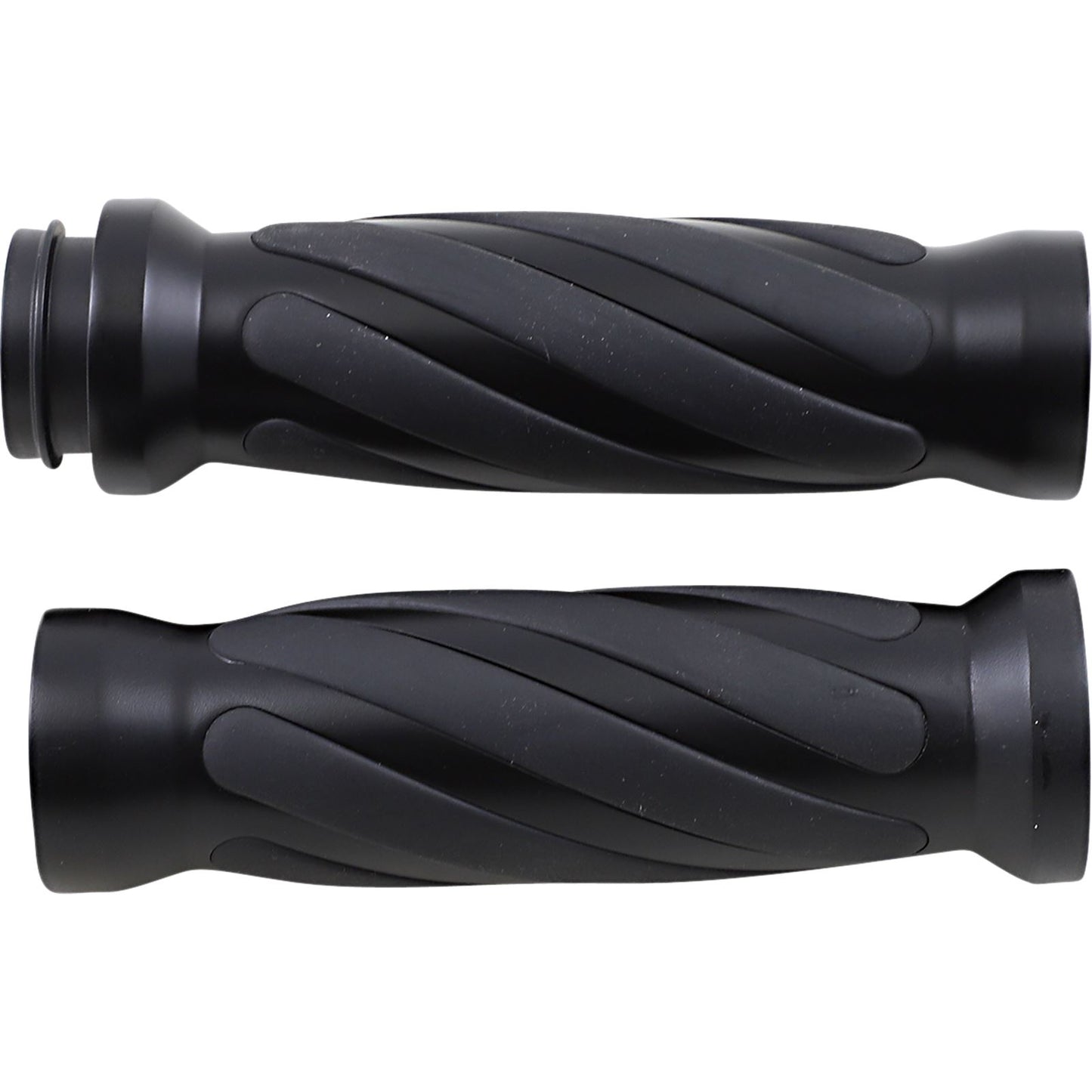 Drag Specialties Twisted Grips for TBW - Matte Black  0630-2690_1030828