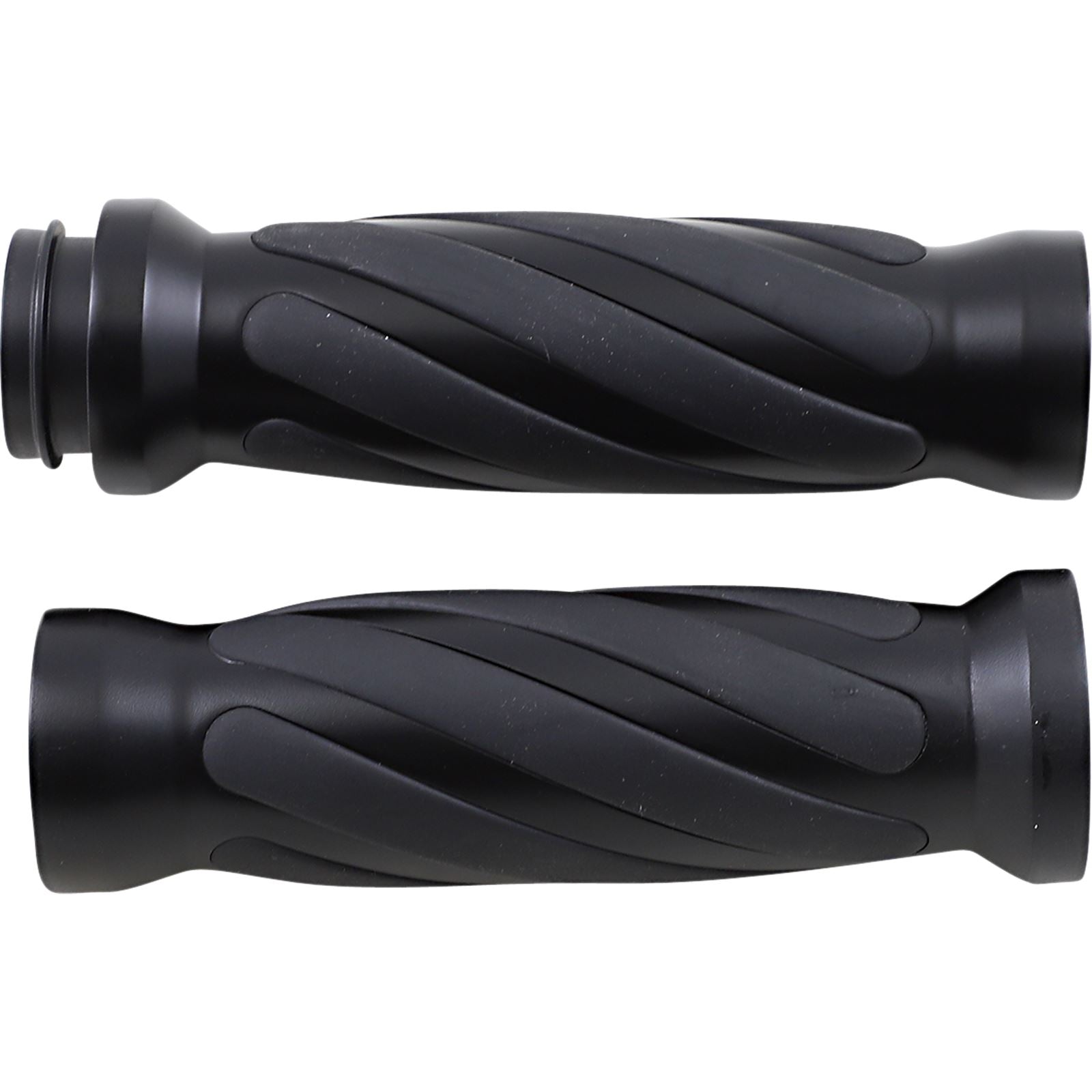 Drag Specialties Twisted Grips for TBW - Matte Black  0630-2690_1030828