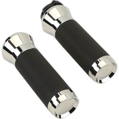 LA Choppers Chrome Grips for Cable [MPN: LA-7492-01]_1056817
