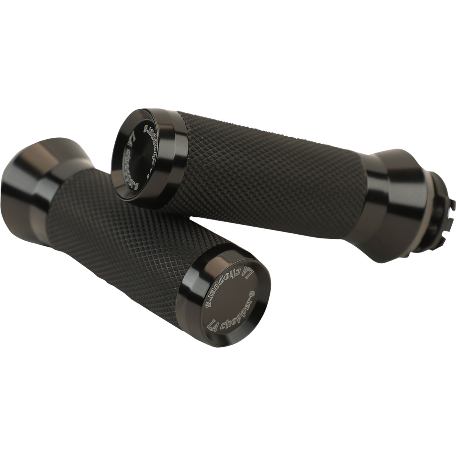 LA Choppers Anodized Grips for Cable [MPN: LA-7492-01B]_1056792