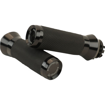 LA Choppers Anodized Grips for Cable [MPN: LA-7492-01B]_1056792