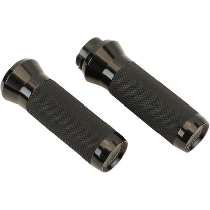 LA Choppers Anodized Grips for Cable [MPN: LA-7492-01B]_1056772