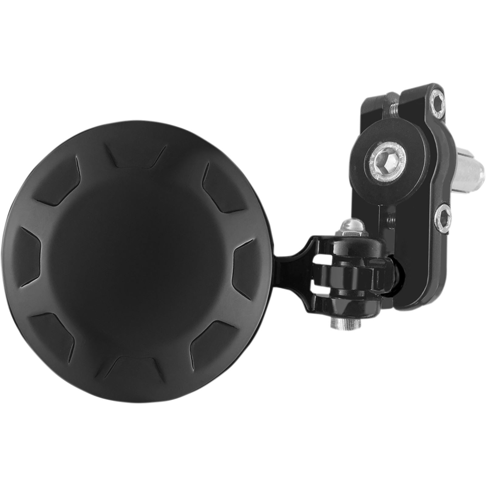 Parts Unlimited Round Bar End MIrror [MPN: 0640-1477]_1030902