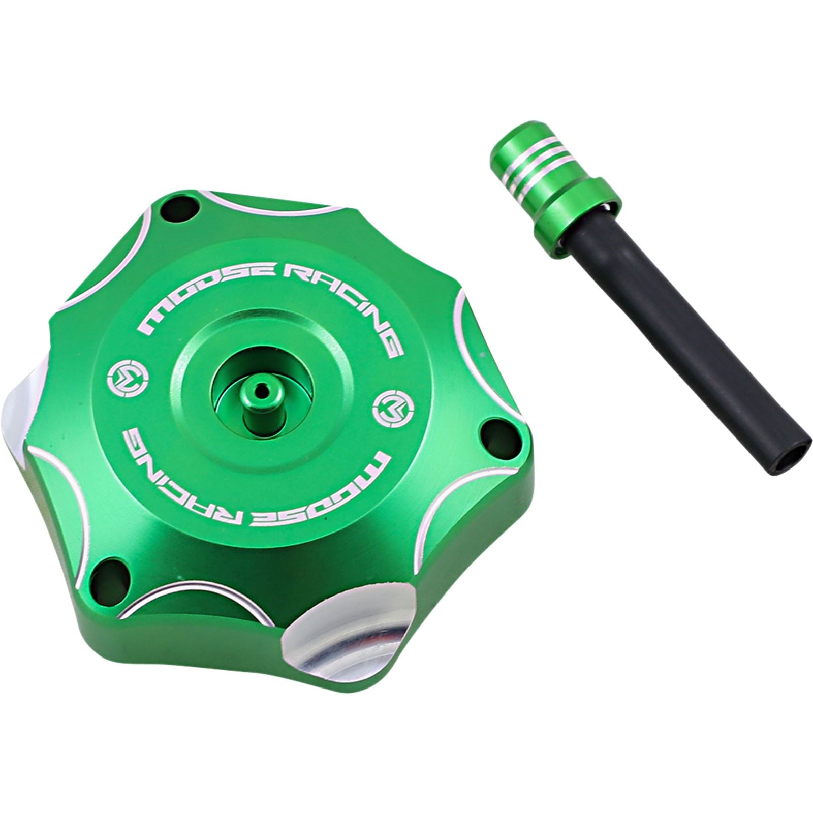 Moose Offroad Gas Cap - Green - For Kawasaki 0703-0832_1030881