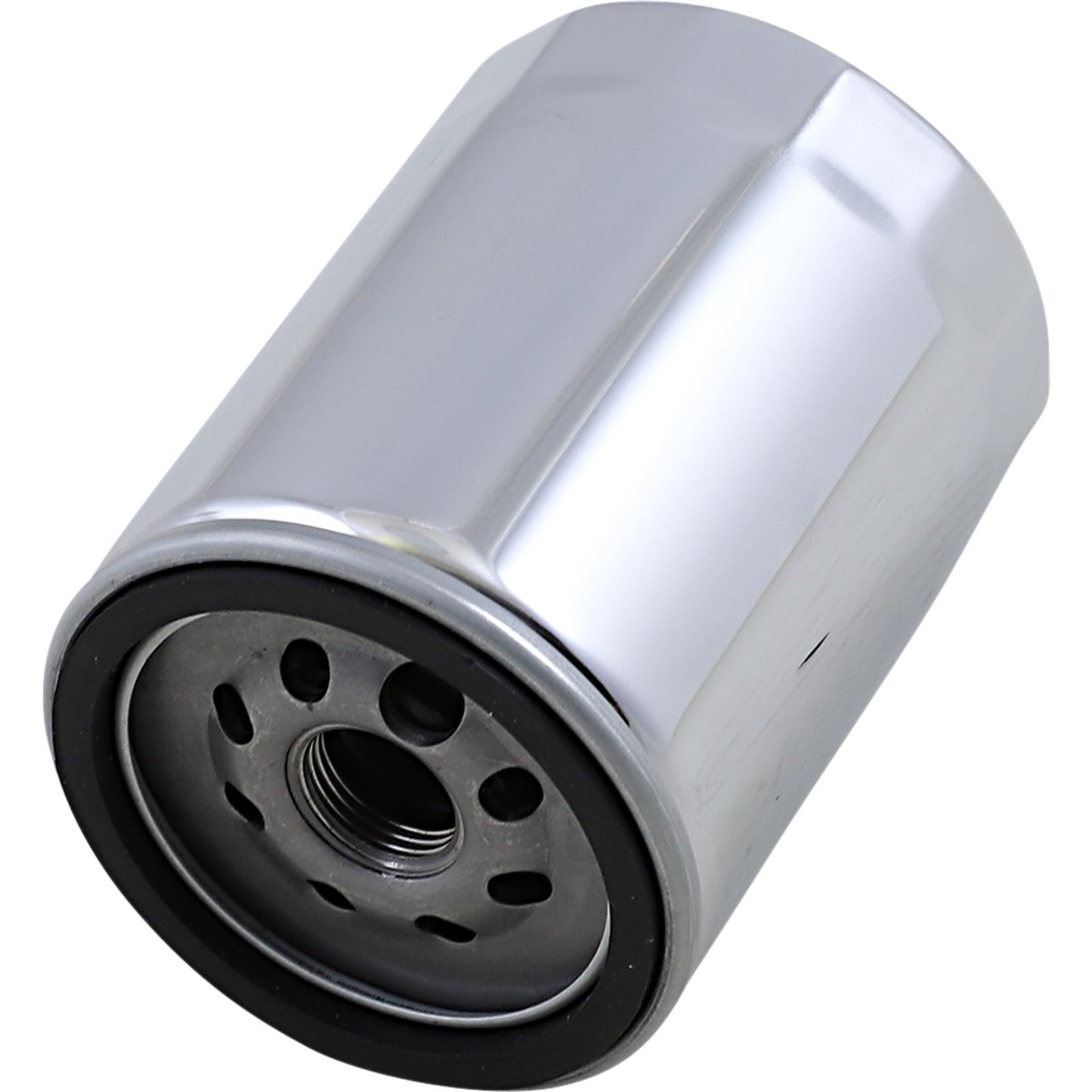 Drag Specialties Oil Filter - With Nut - Chrome - M8 0712-0642_1030941