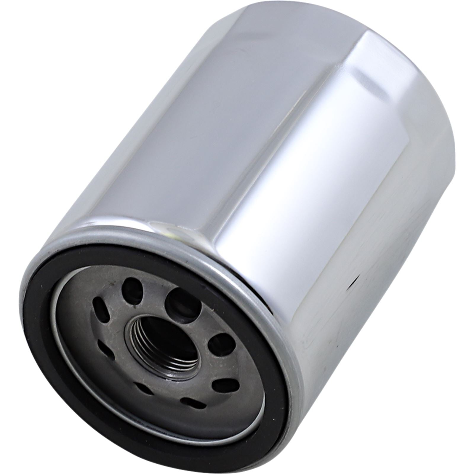 Drag Specialties Oil Filter - With Nut - Chrome - M8 0712-0642_1030941