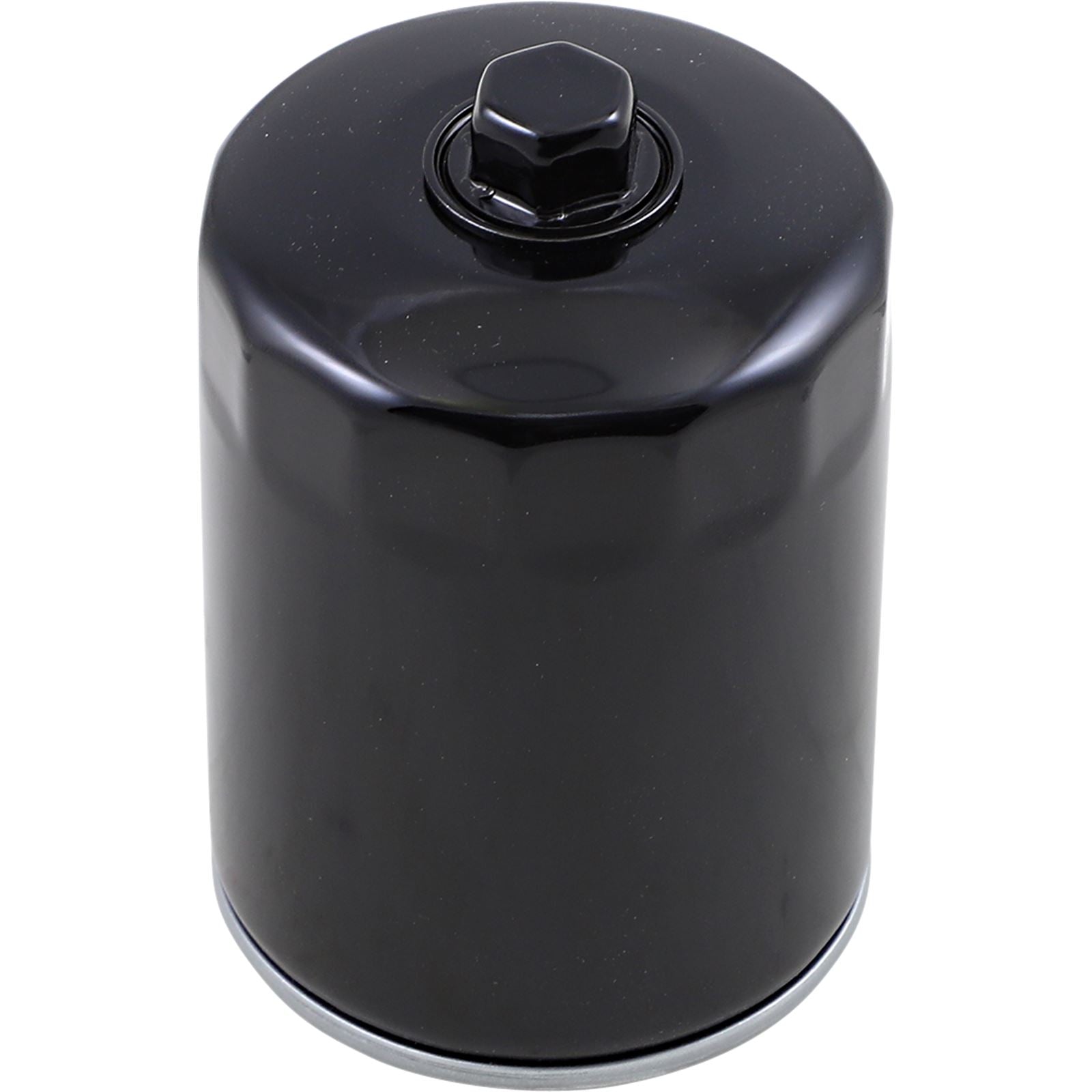 Drag Specialties Oil Filter - With Nut - Black - M8 0712-0643_1030943