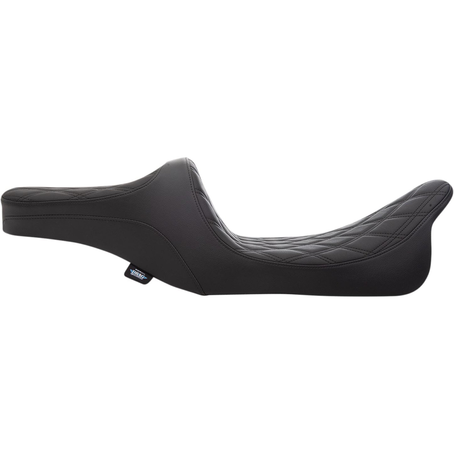 Drag Specialties Predator III 2- Up Seat - Double Diamond - Black - Vinyl 0801-1308_1030954
