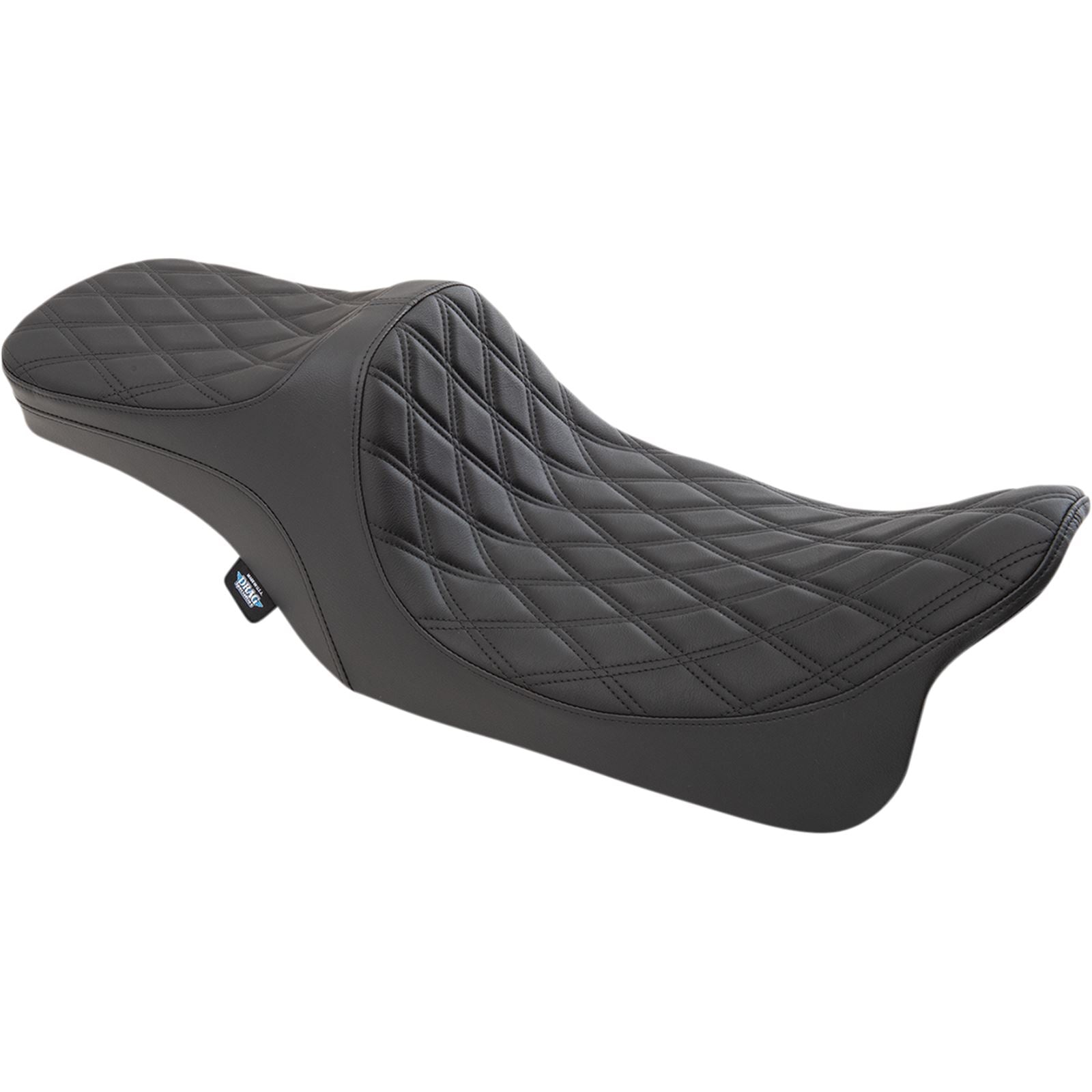 Drag Specialties Predator III 2- Up Seat - Double Diamond - Black - Vinyl 0801-1308_1030955