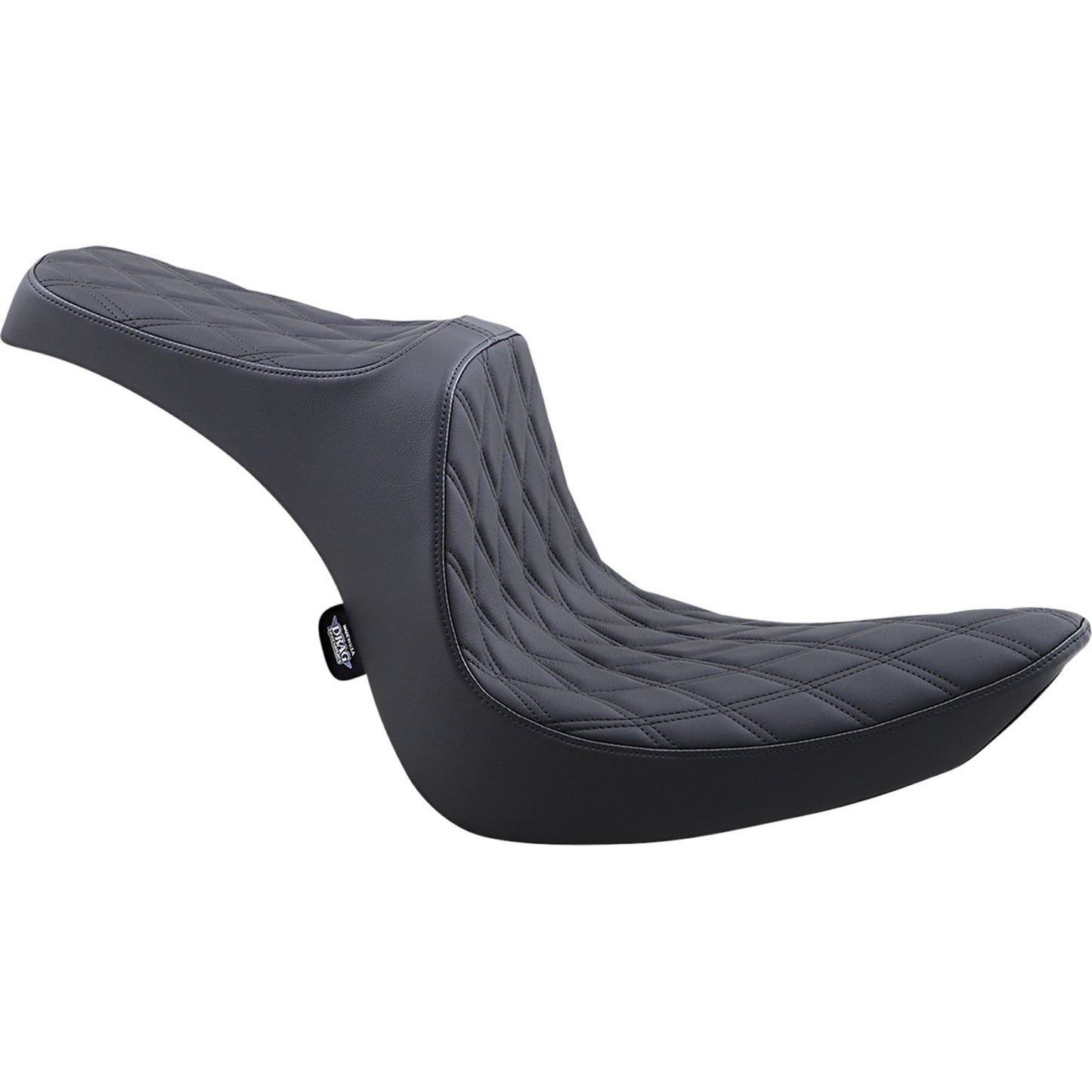 Drag Specialties Predator III Seat - Double Diamond - Black Thread 0802-1438_1030913