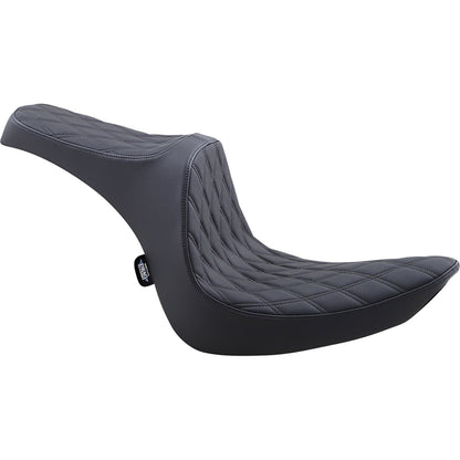 Drag Specialties Predator III Seat - Double Diamond - Black Thread 0802-1438_1030913