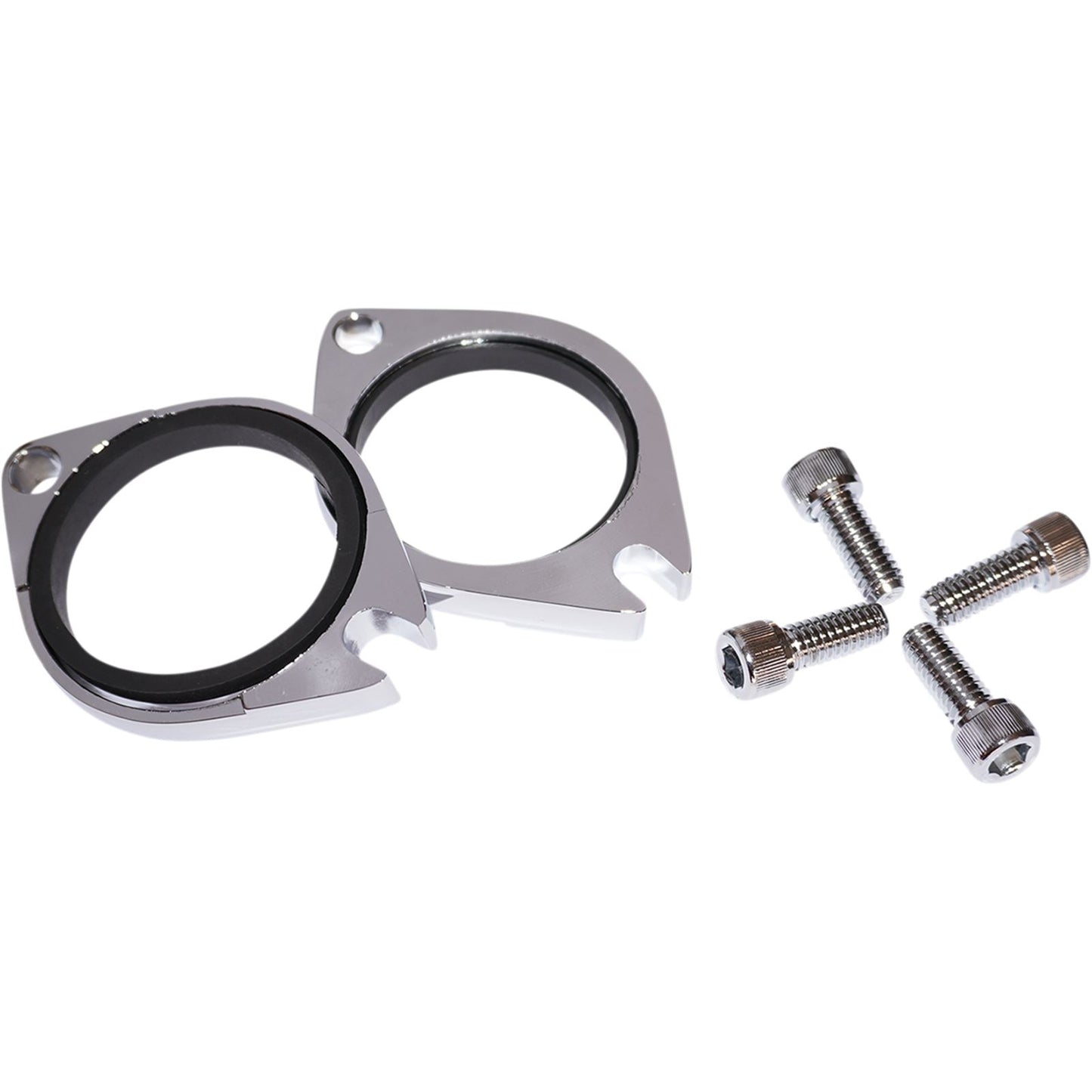 Drag Specialties Intake Flange with Chrome Seals - Pair 1050-0418_1031164