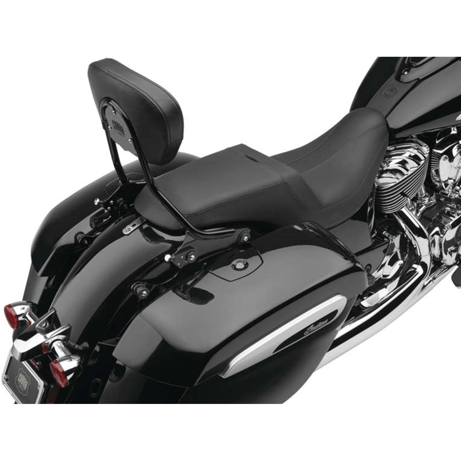 Cobra Detachable Backrest - Black- For Indian Motorcycles '14-22 502-2000B_1061593