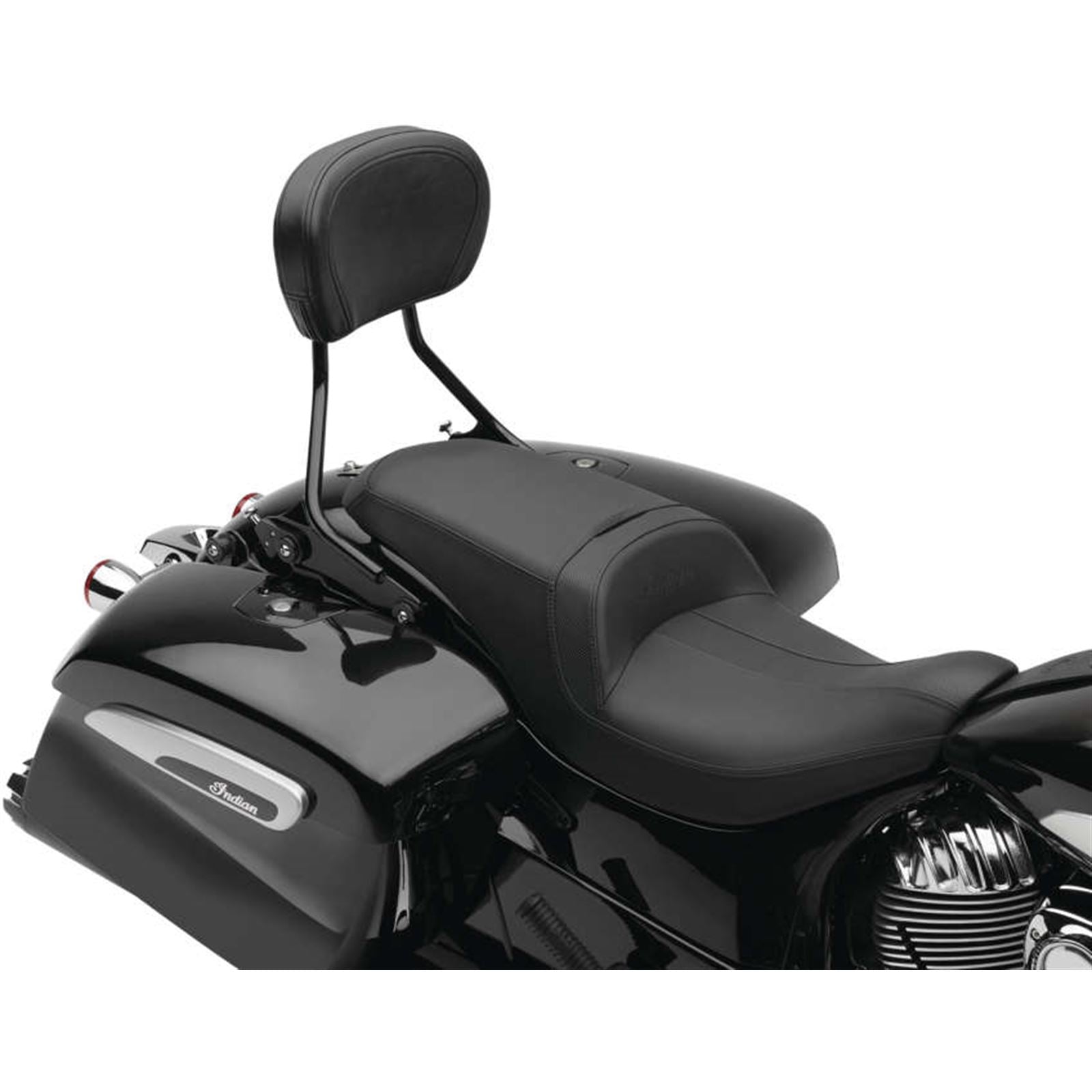 Cobra Detachable Backrest - Black- For Indian Motorcycles '14-22 502-2000B_1061594