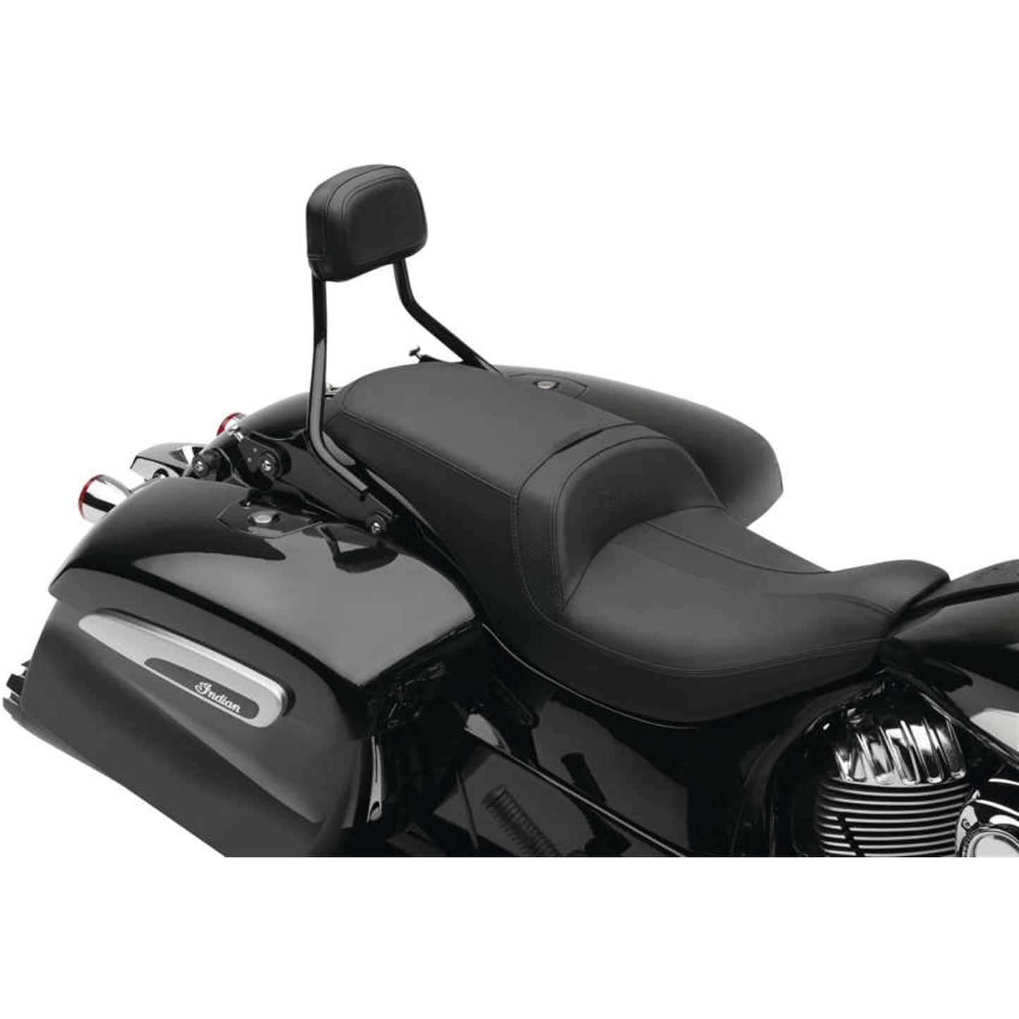 Cobra Detachable Backrest - Short - Black - for Indian Chieftain '14-'22 502-2200B_994203