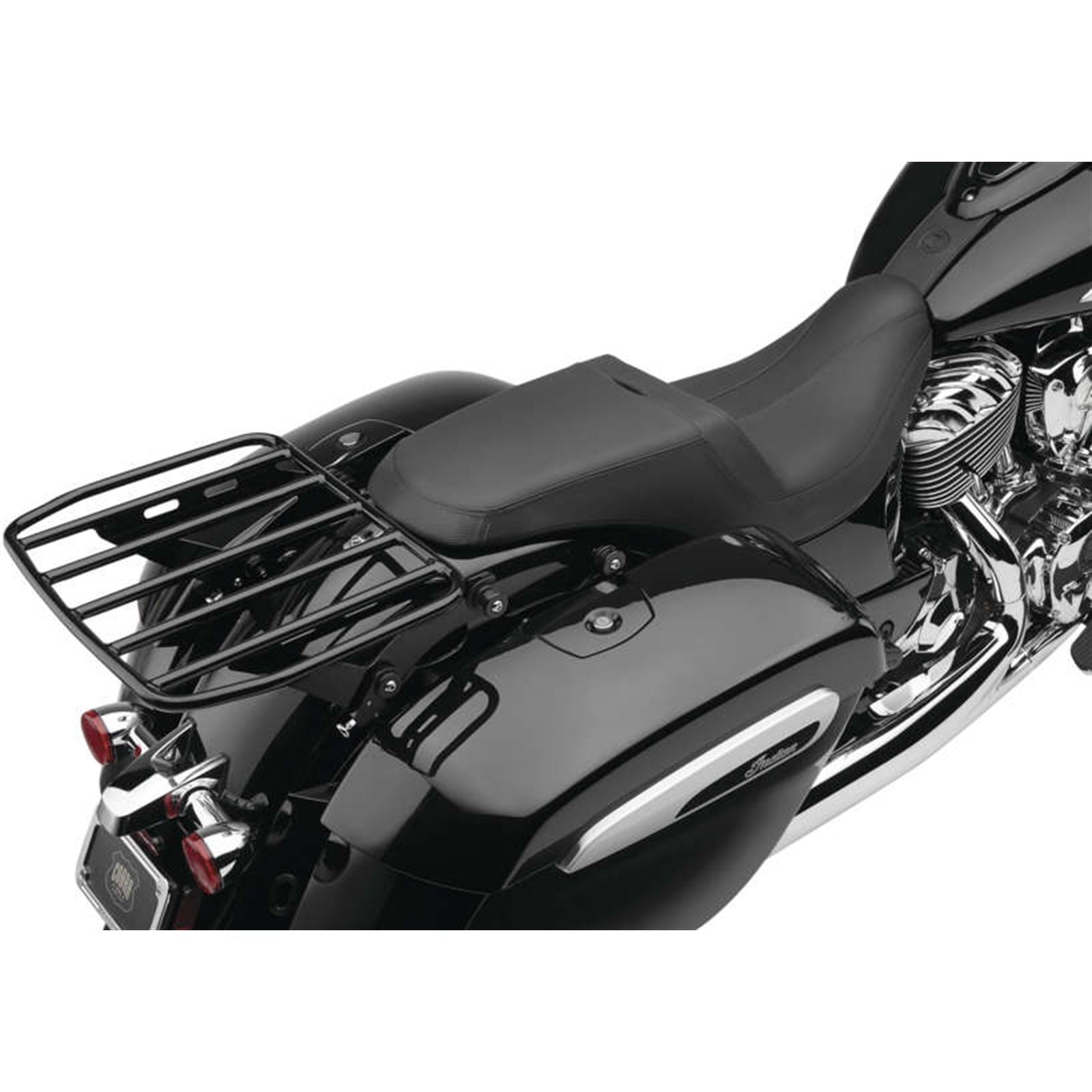 Cobra Detachable Rack - Black - for Indian Chieftain - '14-22 502-2800B_993336