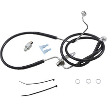 Drag Specialties Brake Line - Rear - Black - +3"  Non ABS 1741-6235_1057009