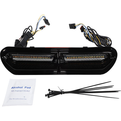 Custom Dynamics LED Vent Insert - Amber/White - Black with Black Mesh CD-VENT-AW2-BB_1057049