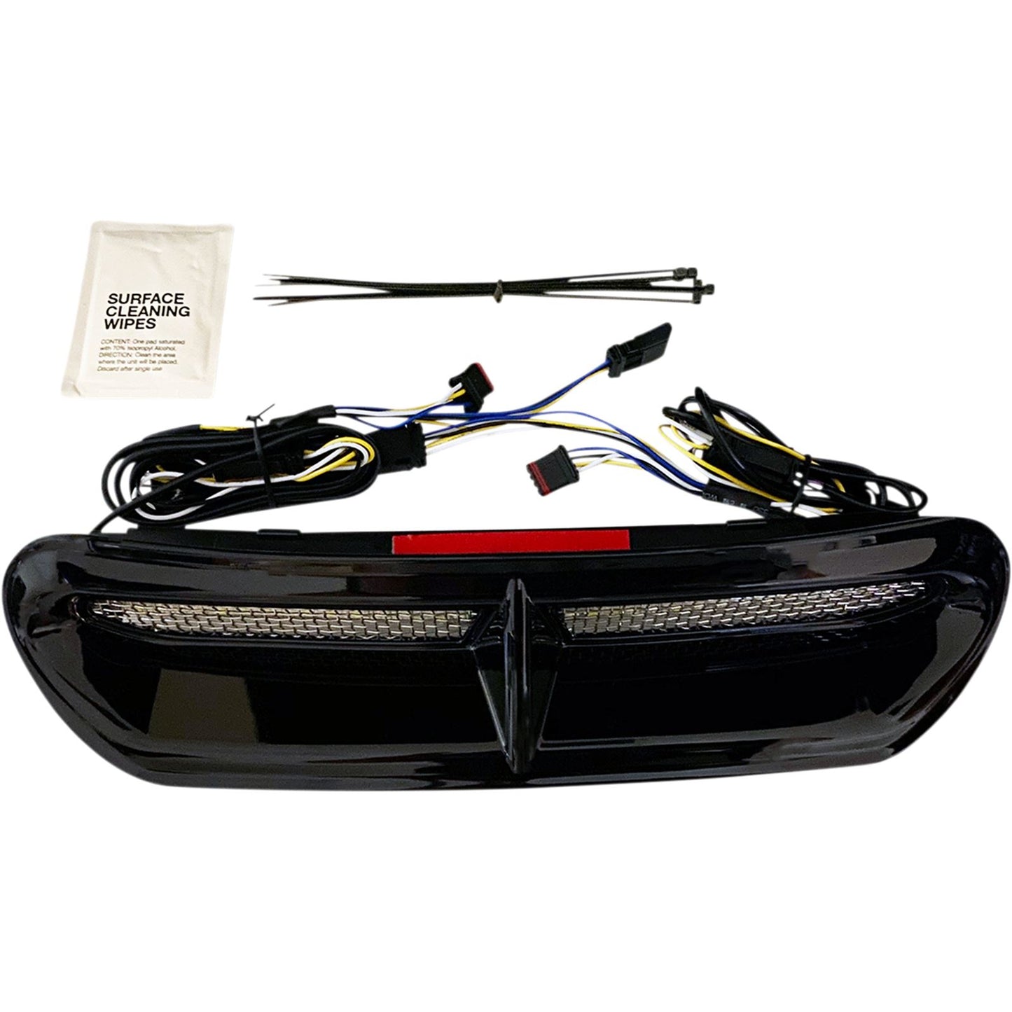 Custom Dynamics LED Vent Insert - Amber/White - Black with Stainless Mesh CD-VENT-AW2-B_1057053