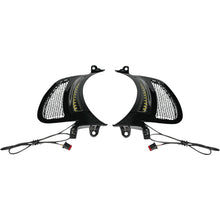 Custom Dynamics LED Vent Insert - Amber/White - Black with Black Mesh CD-RG-V-AW2-BB_1057057