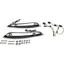 Custom Dynamics Windshield Trim - Sequential Turn Signal - Chrome CD-RG-SWT-AW2-C_1057066