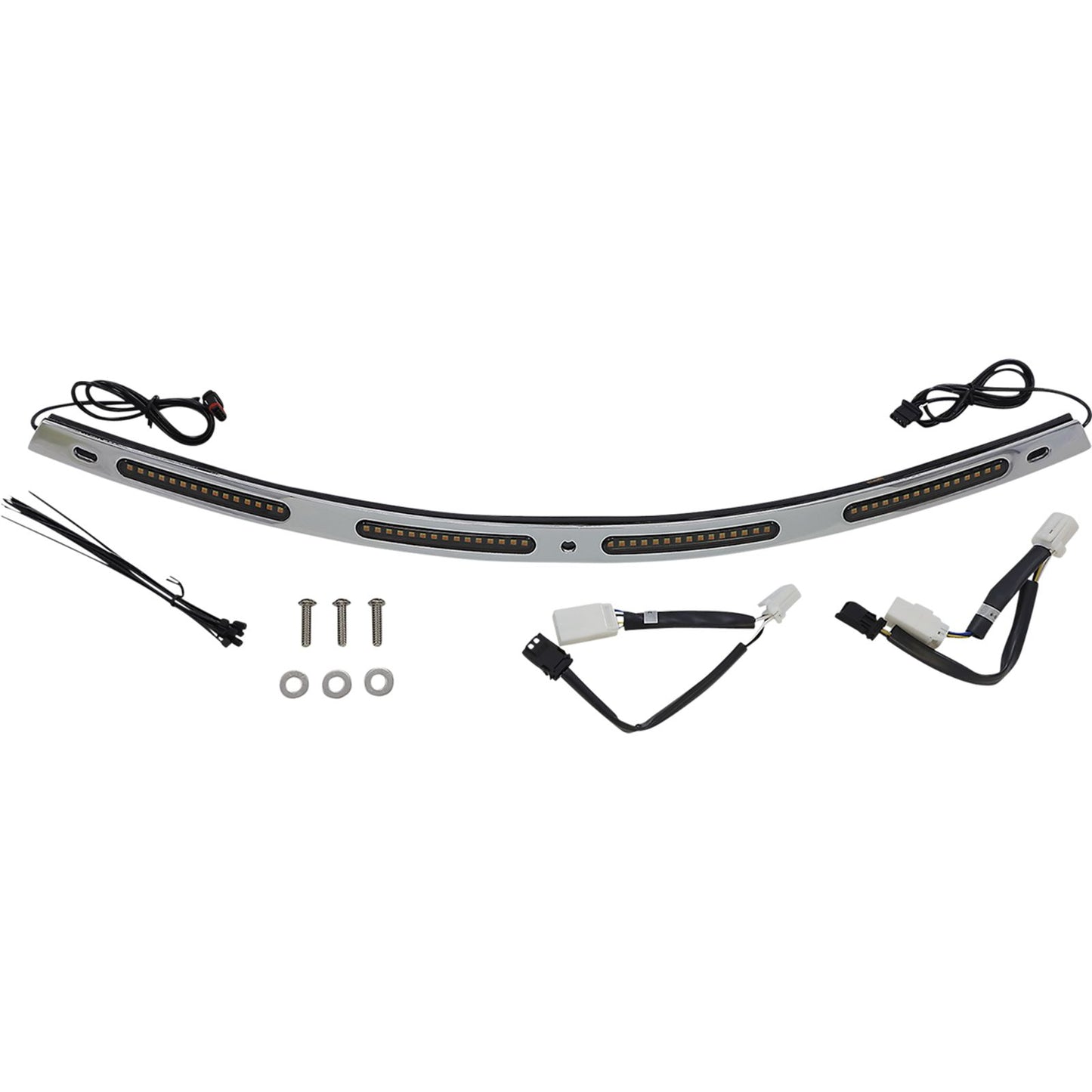 Custom Dynamics Windshield Trim - Chrome CD-WT2-01-C_1090909