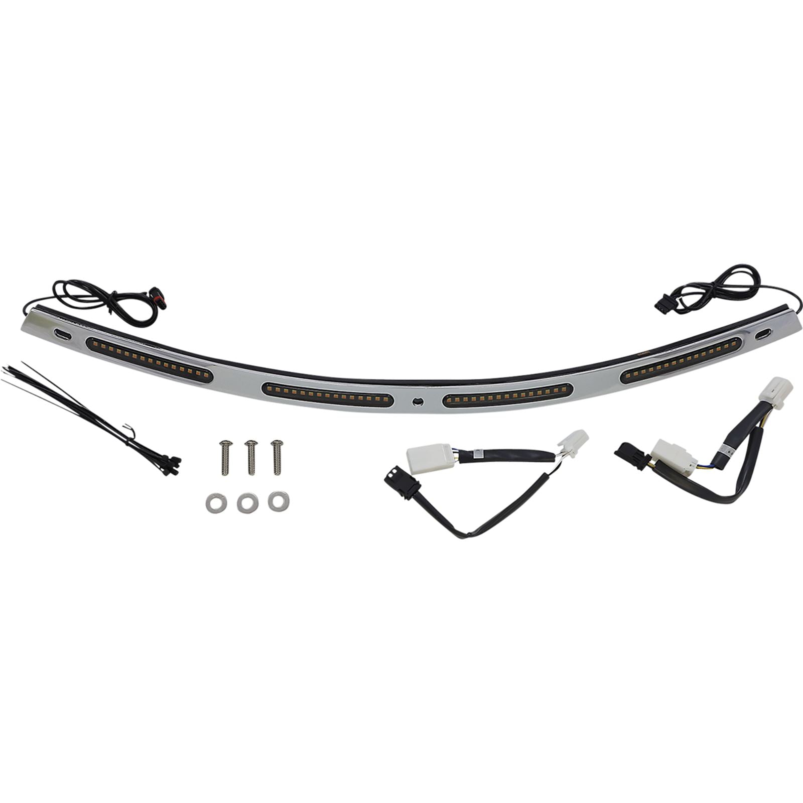 Custom Dynamics Windshield Trim - Chrome CD-WT2-01-C_1090909