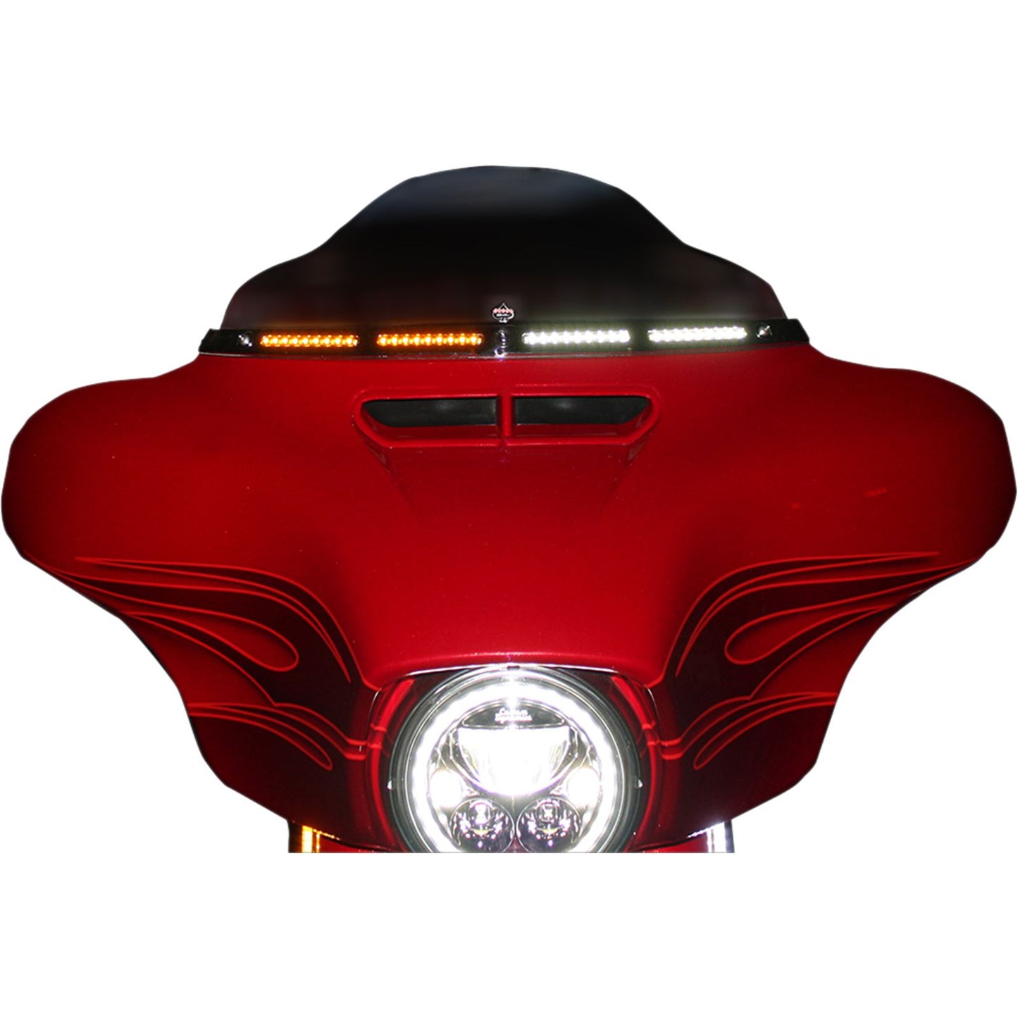 Custom Dynamics Windshield Trim - Chrome CD-WT2-05-C_1057021