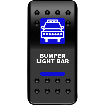 Moose Offroad Rocker Switch - Bumper Light Bar - Blue 2106-0550_1031604