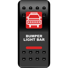 Moose Offroad Rocker Switch - Bumper Light Bar - Red 2106-0551_1031605
