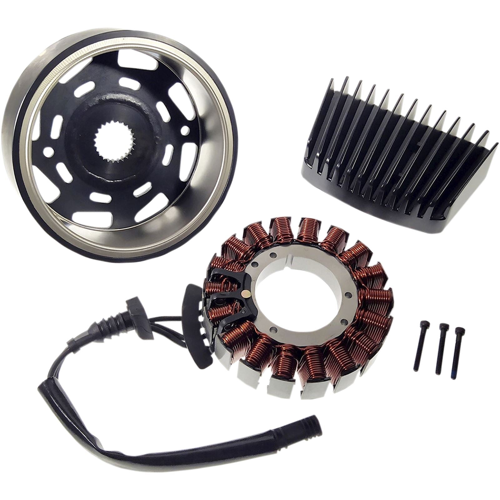 Drag Specialties Charging Kit - FLT '17-'20 - Black [MPN: 2112-1516]_1031645