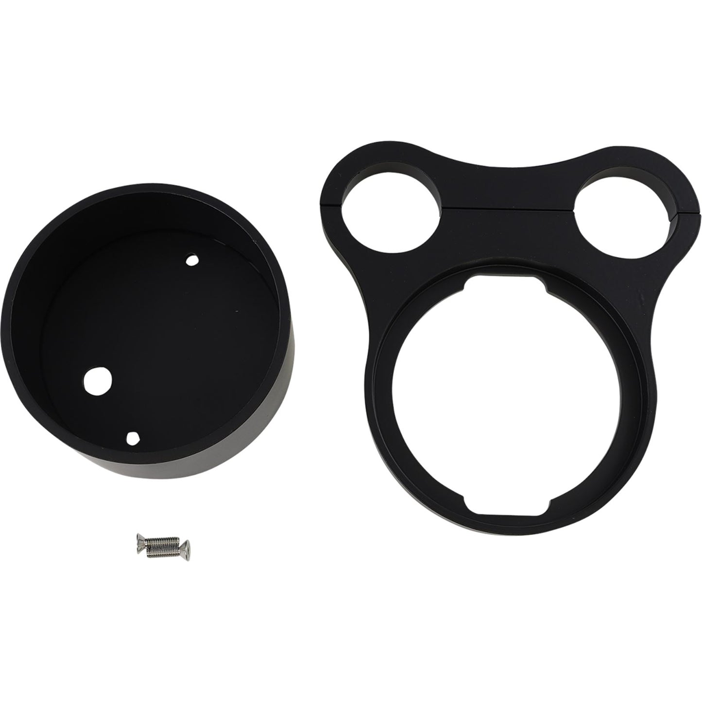 Drag Specialties 1.5" T-Bar Gauge Mount - Gloss Black - For OEM Gauge 2210-0562_1057129