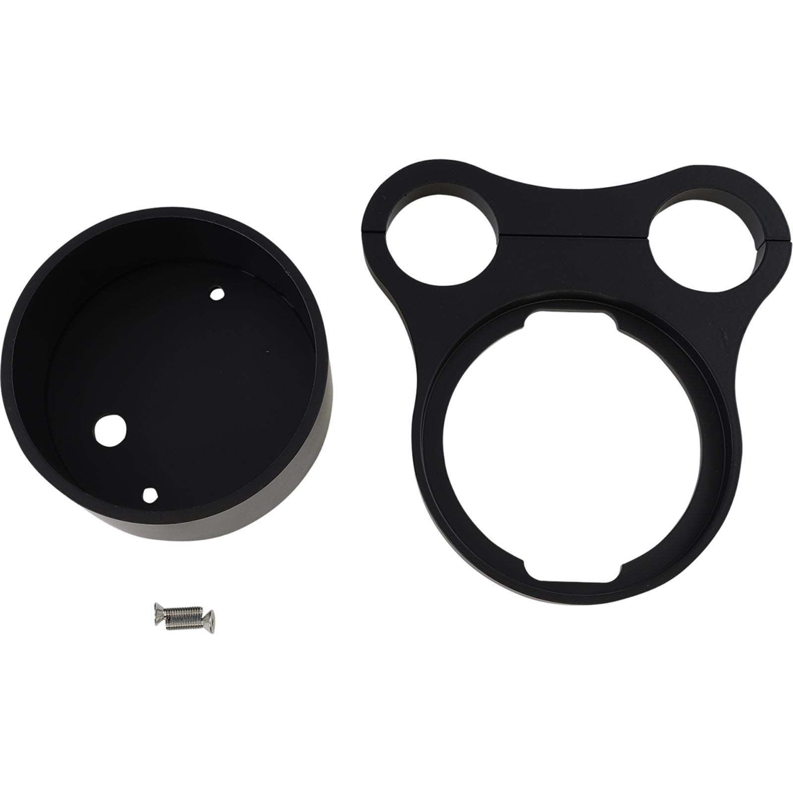 Drag Specialties 1.5" T-Bar Gauge Mount - Gloss Black - For OEM Gauge 2210-0562_1057129