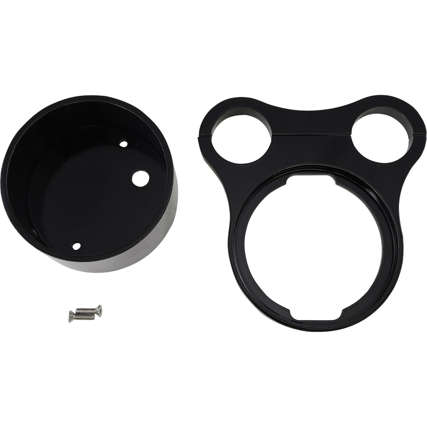 Drag Specialties 1.5" T-Bar Gauge Mount - Flat Black - For OEM Gauge 2210-0563_1057130