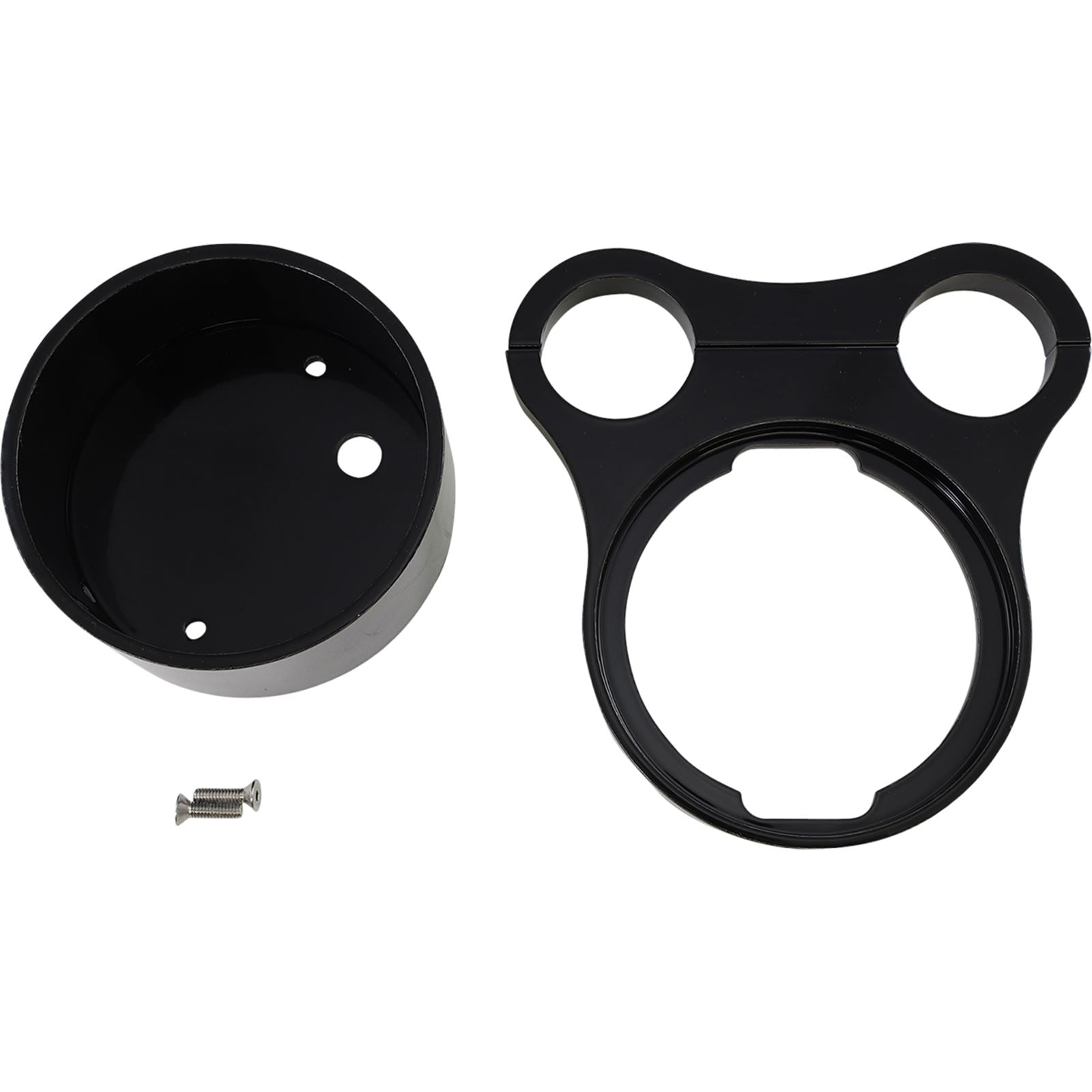 Drag Specialties 1.5" T-Bar Gauge Mount - Flat Black - For OEM Gauge 2210-0563_1057130