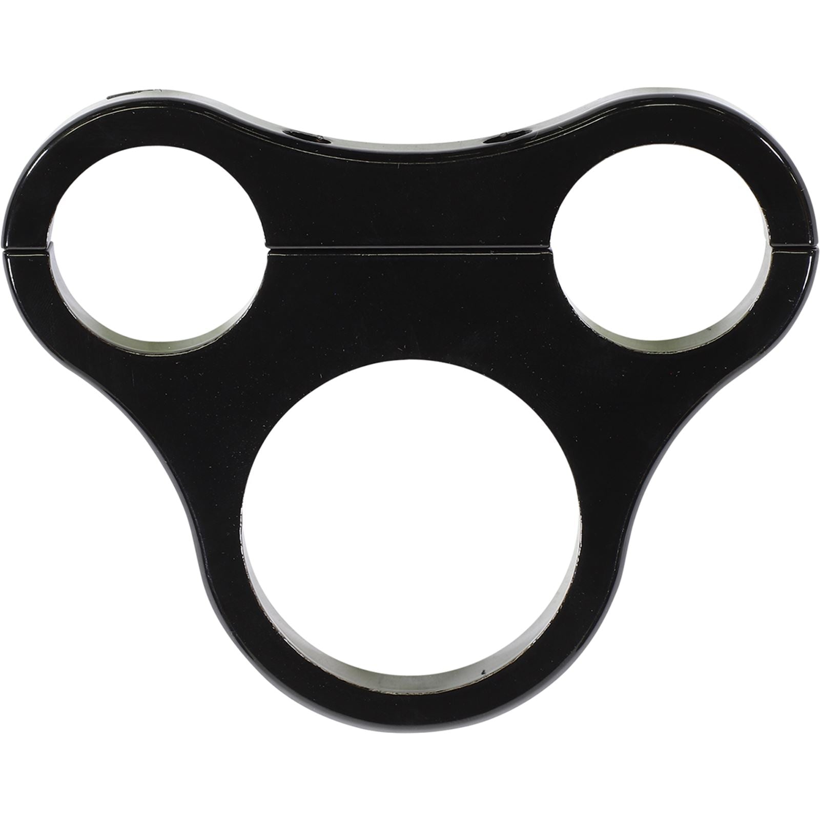 Drag Specialties 1.5" T-Bar Gauge Mount - Gloss Black - For Mini Gauge 2210-0565_1057132