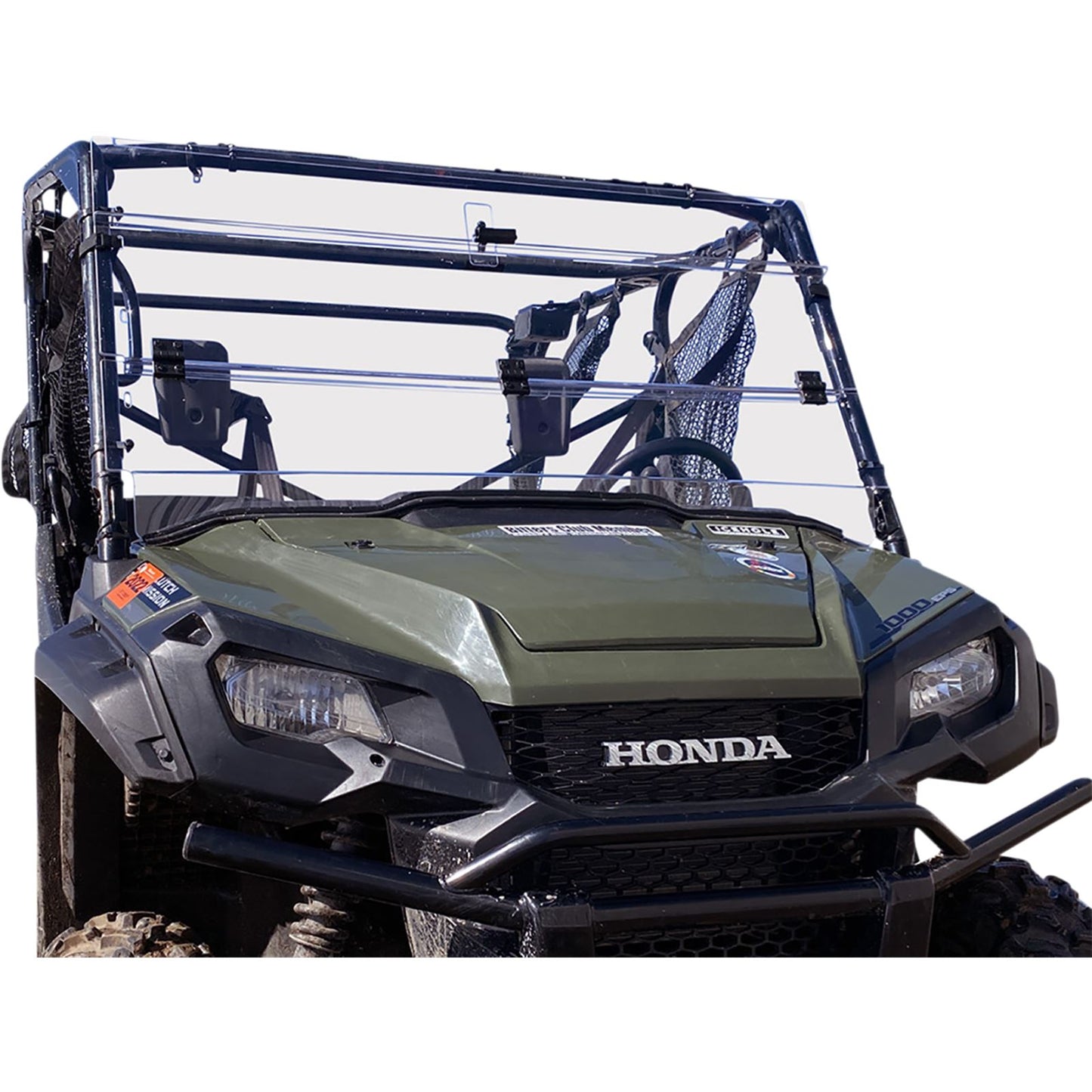 Moose Offroad Full Folding Windshield - Deluxe - Pioneer 2317-0459_1031709