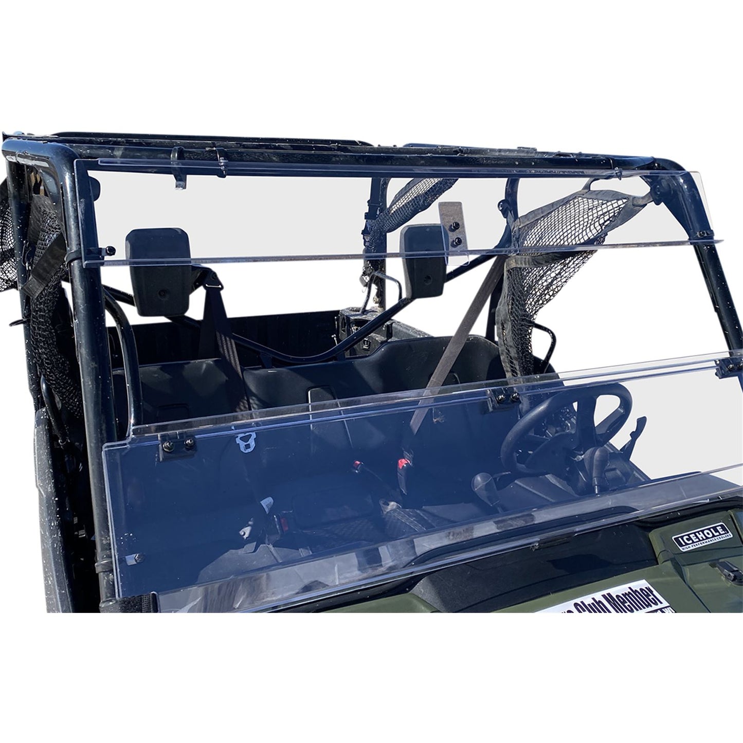 Moose Offroad Full Folding Windshield - Deluxe - Pioneer 2317-0459_1031684