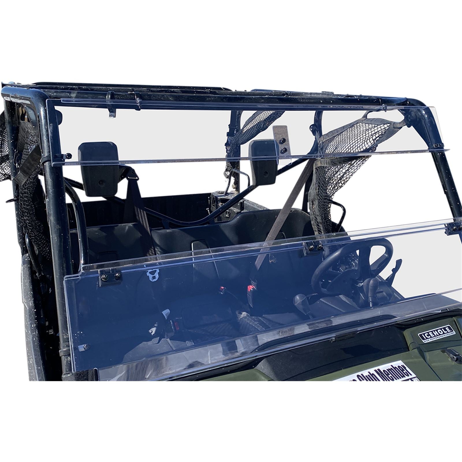 Moose Offroad Full Folding Windshield - Deluxe - Pioneer 2317-0459_1031684