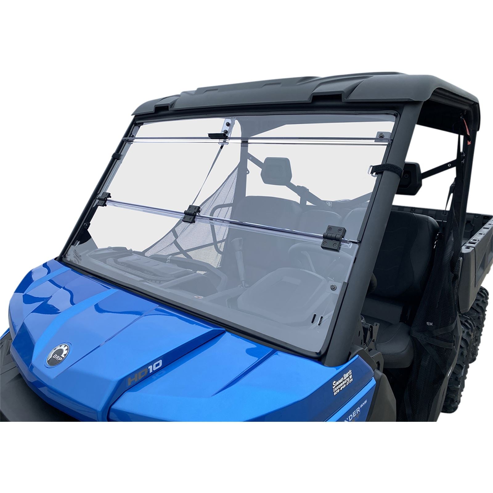 Moose Offroad Full Folding Windshield - Deluxe - Defender 2317-0462_1031681
