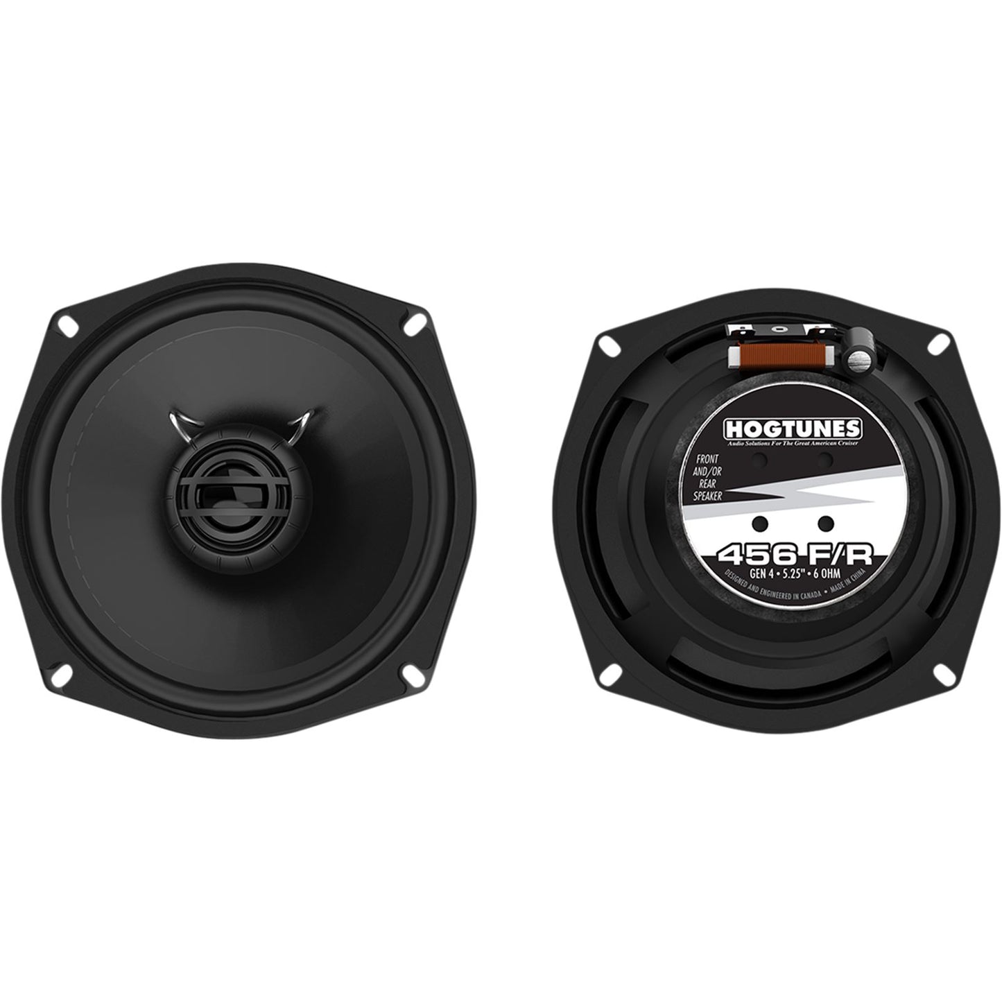Hogtunes Front/Rear Speakers 5.25" 456F/R_1032009