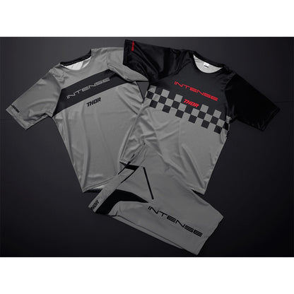 Thor Intense Chex Jersey - Black/Gray - Small 5120-0145_1057379