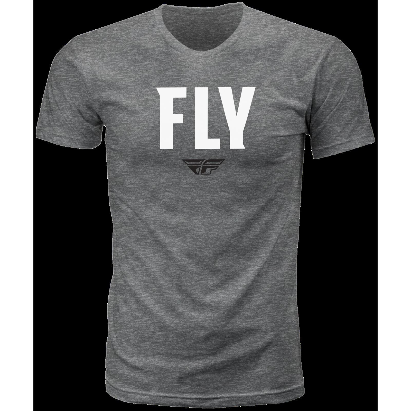 Fly Racing WFH Tee - Dark Grey Heather - Small 352-0156S_725807