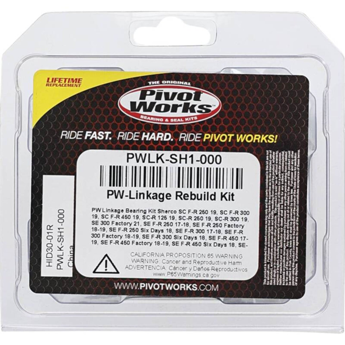Pivot Works Linkage Rebuild Kit for Sherco PWLK-SH1-000_1690967