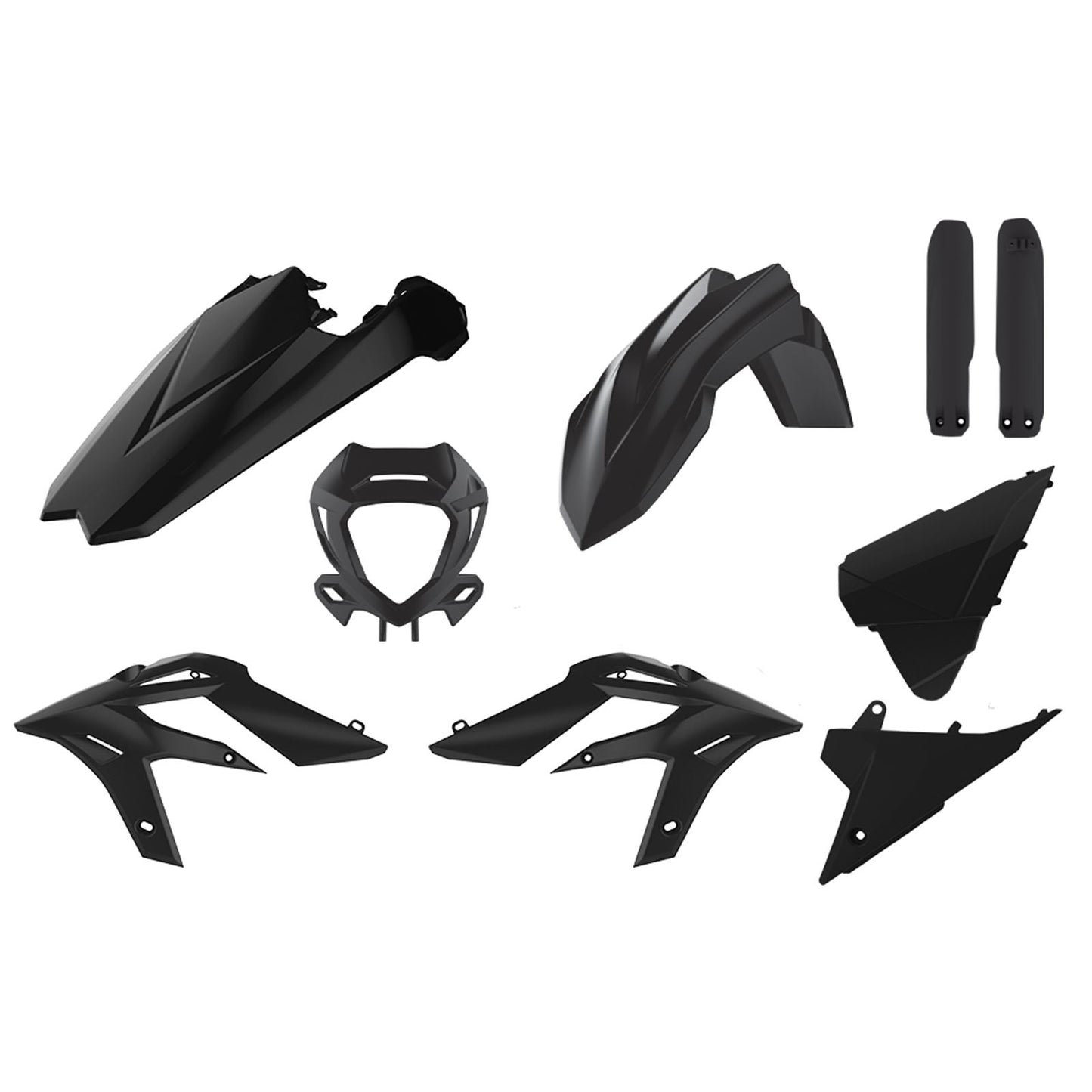 Polisport Full Enduro Kit - Black 91060_1091276