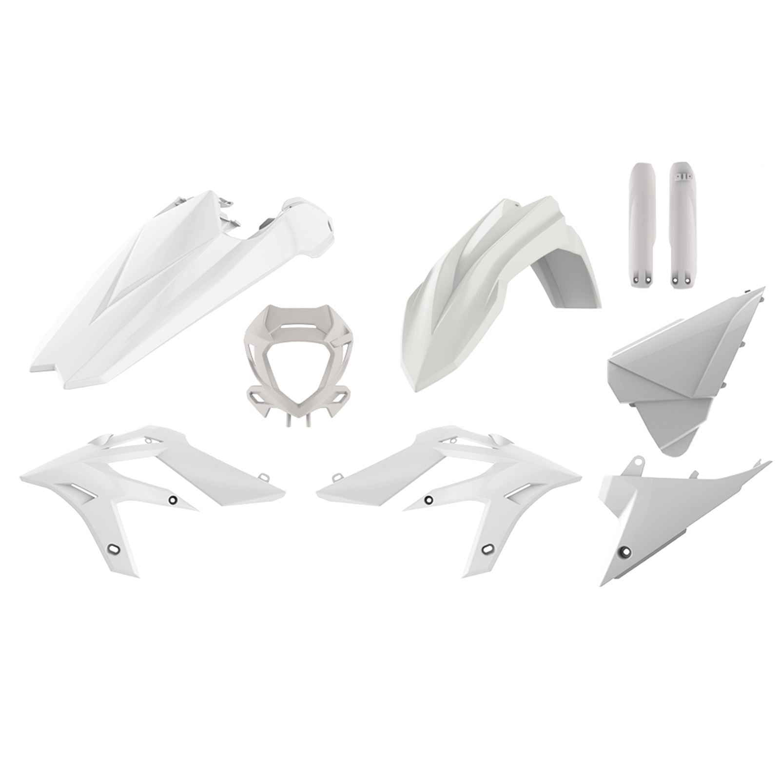 Polisport Full Enduro Kit - White 91061_1091277