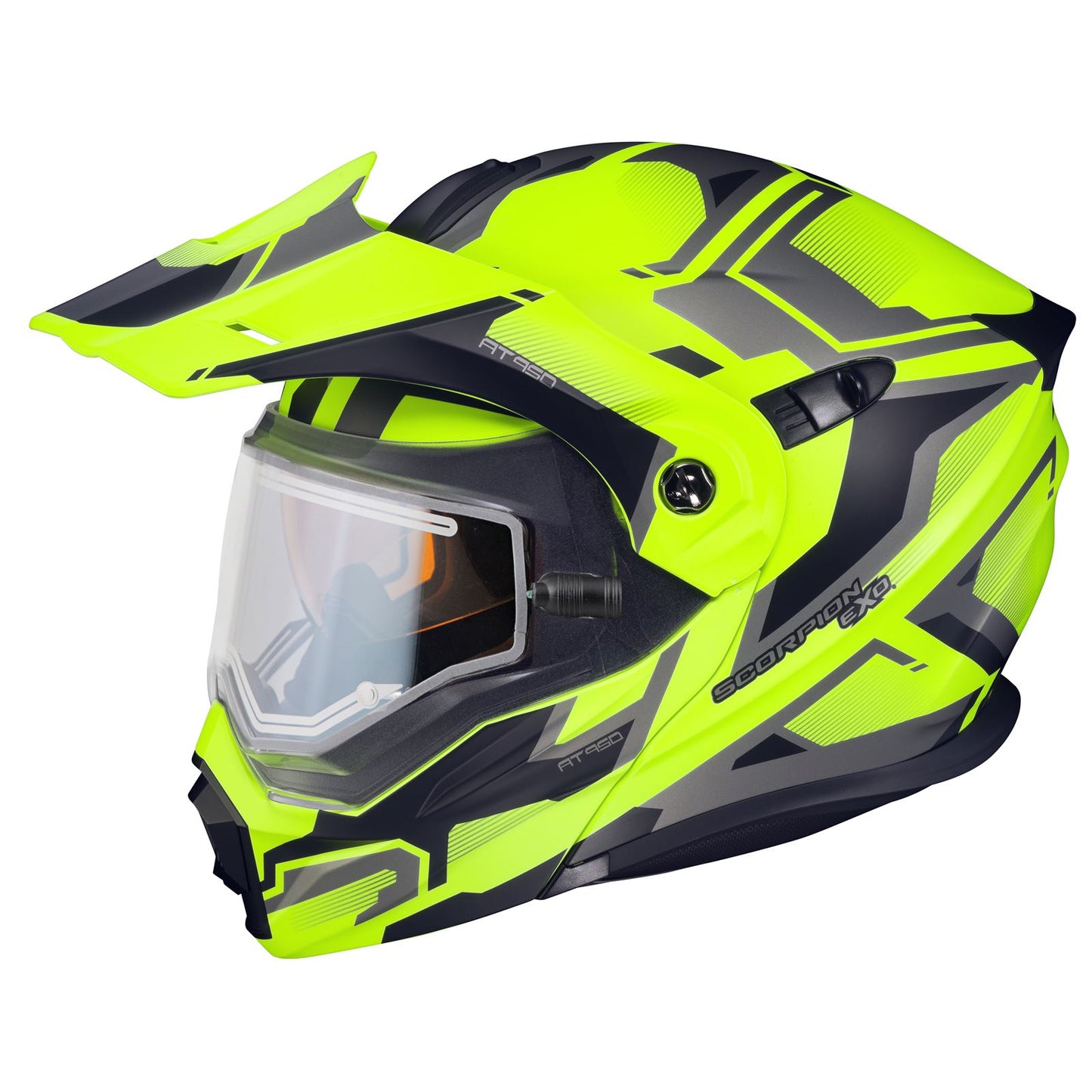 ScorpionEXO EXO-AT950 Cold Weather Helmet Ellwood Hi-Vis (Electric) - S CLOSEOUT 95-1753-SE_1526199