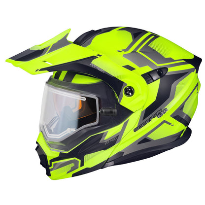 ScorpionEXO EXO-AT950 Cold Weather Helmet Ellwood Hi-Vis (Electric) - S CLOSEOUT 95-1753-SE_1526199
