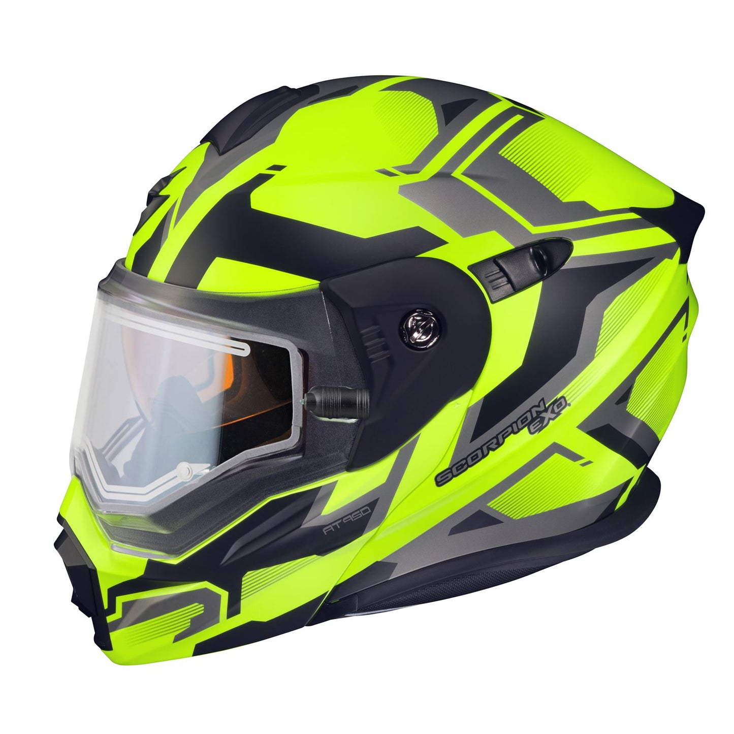 ScorpionEXO EXO-AT950 Cold Weather Helmet Ellwood Hi-Vis (Electric) - S CLOSEOUT 95-1753-SE_1526200